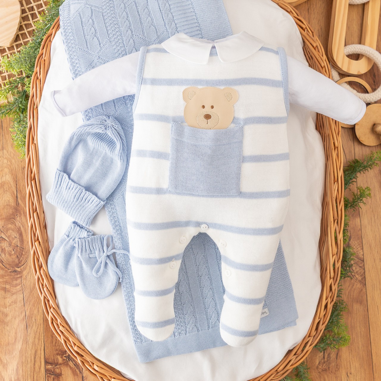   Saída de Maternidade Theodoro - Azul Bebê